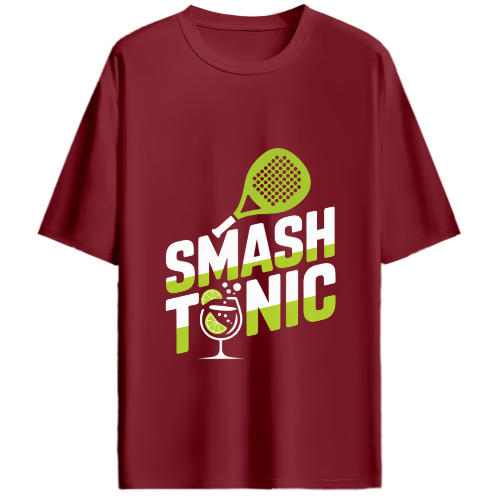 Unisex Oversized Smash Tonic Badminton Tshirt